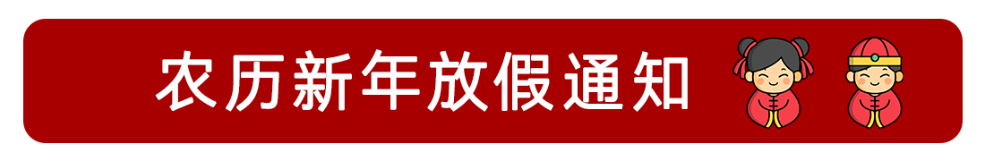 2025年农历新年放假通知